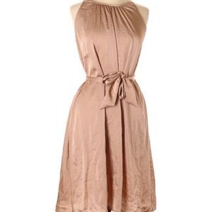 Satin Size XLarge Champagne Is All I Need Dress